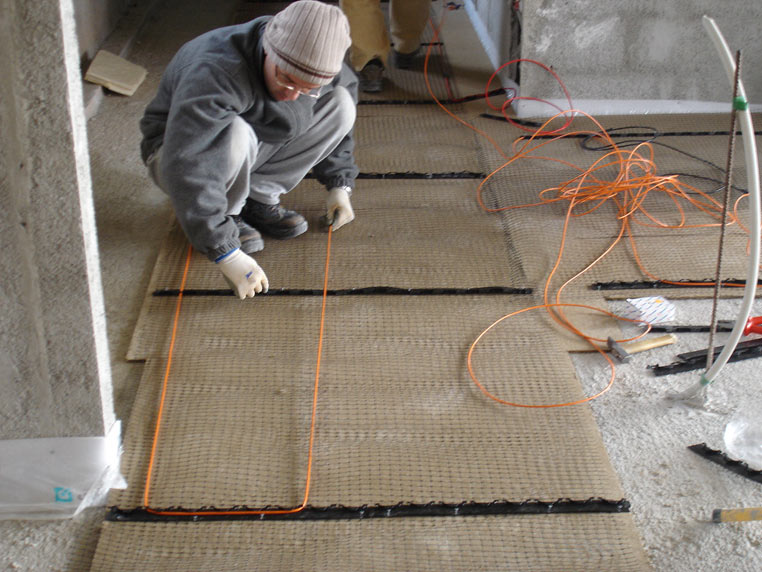 calefacción suelo radiante